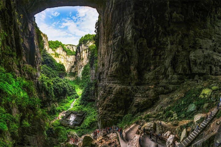 Wulong Karst Day Tour: Three Natural Bridges & Furong Cave from Chongqing photo 2