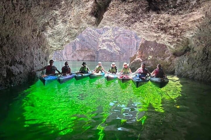 Kayak the Colorado River to Emerald Cave — Half-Day Small-Group Tour from Las Vegas