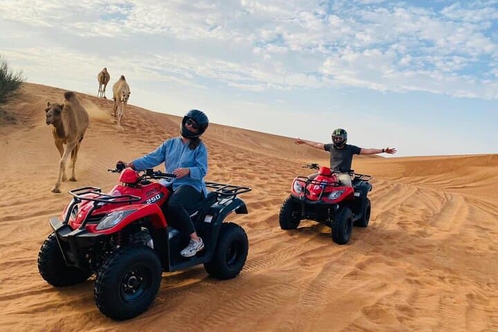 Red Dunes Half-Day ATV Adventure with Camel Ride & Sandboarding (Dubai) photo 6