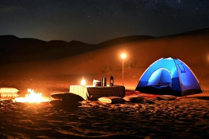 Dubai Overnight Desert Safari: Luxury Air-Conditioned Cabana & Dune Adventure
