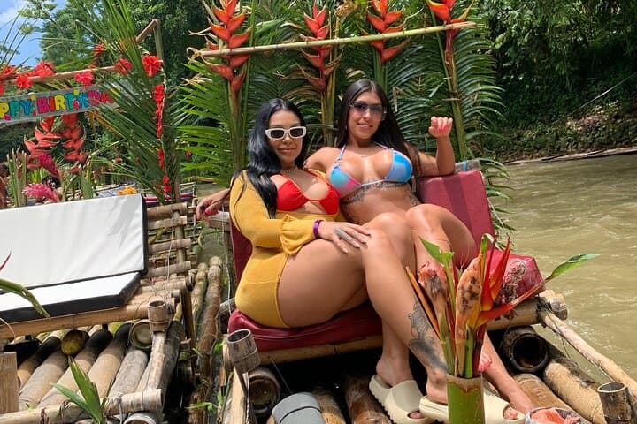 Great River Bamboo Rafting & Limestone Massage: Montego Bay River Experience