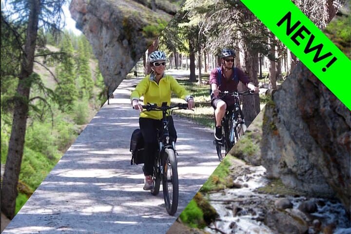 Banff Sundance Canyon eBike and Hike Guided Tour — Bow River to Secluded Canyon