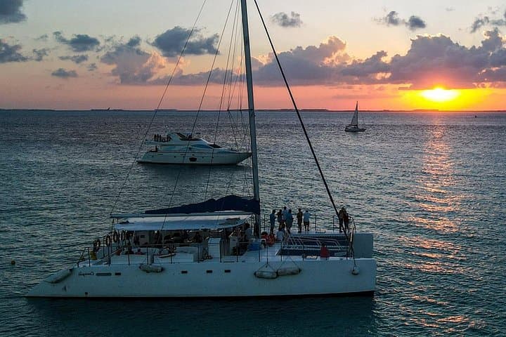 Catamaran to Isla Mujeres: Full-Day Snorkel & Beach Club from Riviera Maya photo 2