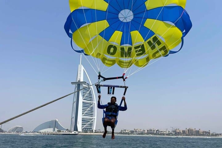 Soar Above Dubai: Parasailing Over Palm Jumeirah & Marina photo 2