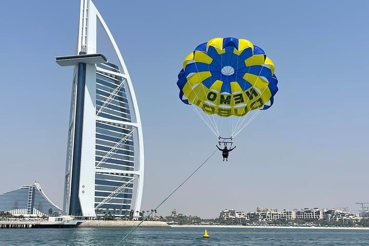 Soar Above Dubai: Parasailing Over Palm Jumeirah & Marina photo 4