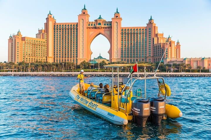 Dubai 60-Min Yellow Boat Tour: Marina Skyline Cruise at Sunset photo 1