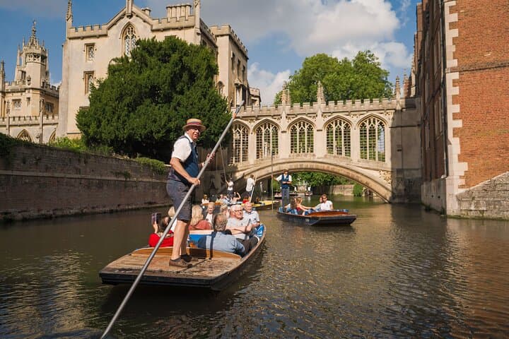 Guided Punting on the River Cam: Cambridge Colleges Tour (45-Minute)