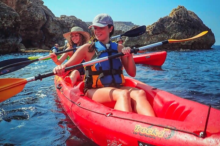 Guided Kayak Tour to St Paul's Island from Mistra Bay
