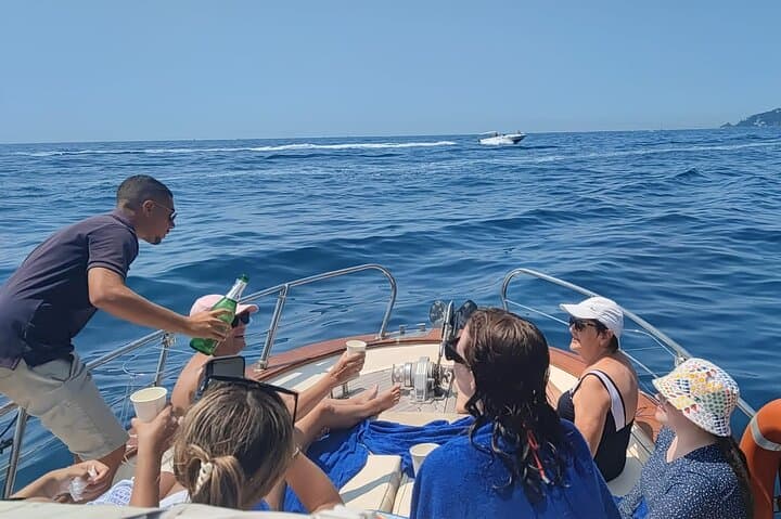Gozzo Day Cruise Along the Amalfi Coast: Swim Stops, Amalfi & Local Flavors