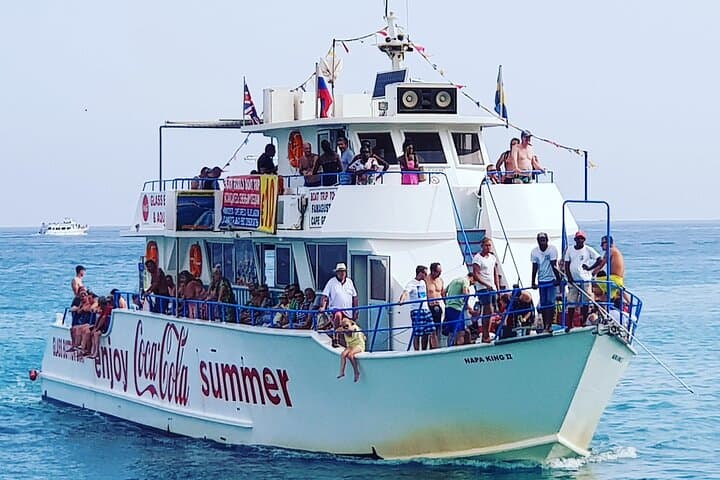 Protaras to Cape Greco: Blue Lagoon & Turtle Cove Boat Tour Guide