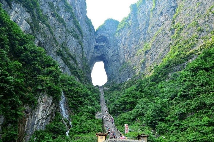 Tianmen Mountain Private Day Trip & Fox Fairy Show — Cable Car, Cliff Walks, Cultural Performance photo 1