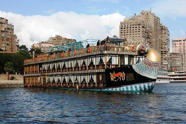 Nile Dinner Cruise in Cairo: Evening Dinner, Belly Dance & Tanoura Show