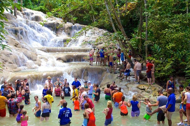 Dunns River Falls and Blue Hole Day Trip from Montego Bay — Ocho Rios Waterfalls & Swim photo 1