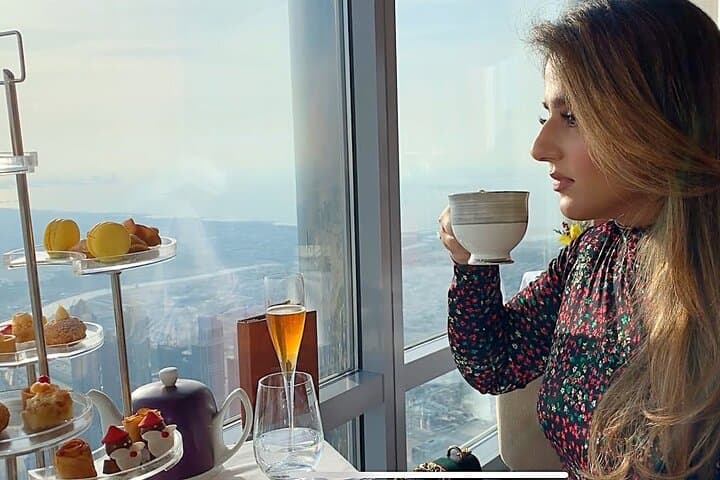 High Tea at At.mosphere Burj Khalifa — Sky-High Afternoon Tea with Transfer