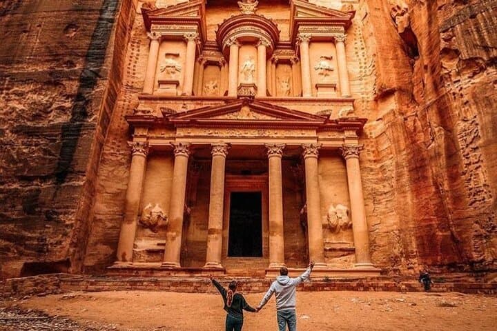 Full-Day Tour Petra and Wadi Rum from Amman — Private Petra Visit & Wadi Rum Jeep Safari