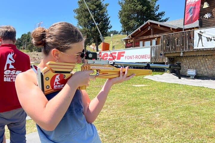 Biathlon Initiation at 10 m in Font-Romeu — Air Rifle Session for All Ages