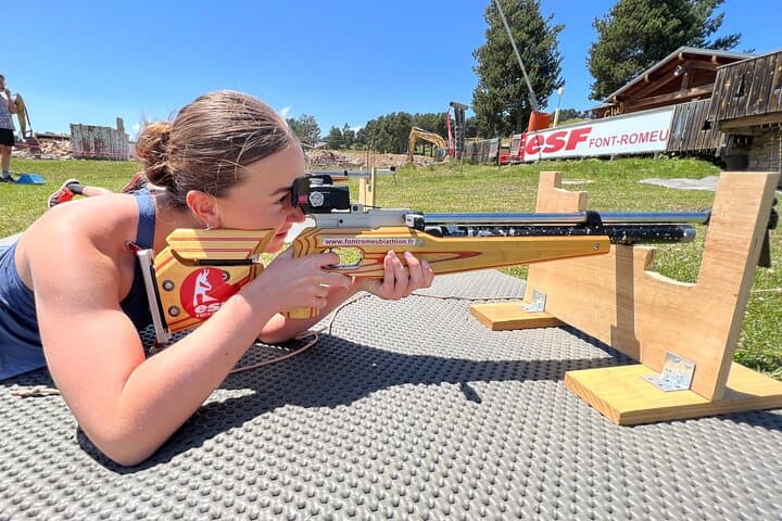 Biathlon Initiation at 10 m in Font-Romeu — Air Rifle Session for All Ages photo 3