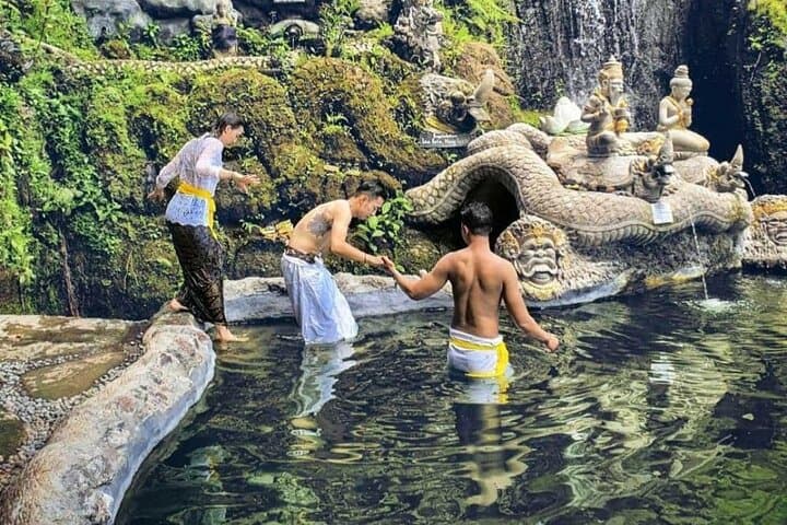 Beji Griya Waterfall Purification: Balinese Melukat Ceremony near Ubud photo 3
