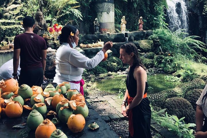 Beji Griya Waterfall Purification: Balinese Melukat Ceremony near Ubud photo 5