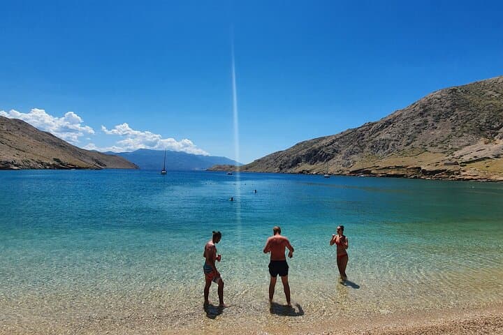 Full-Day Sea Kayak Tour Around Baška: Prvić Coves & Southern Krk Coast