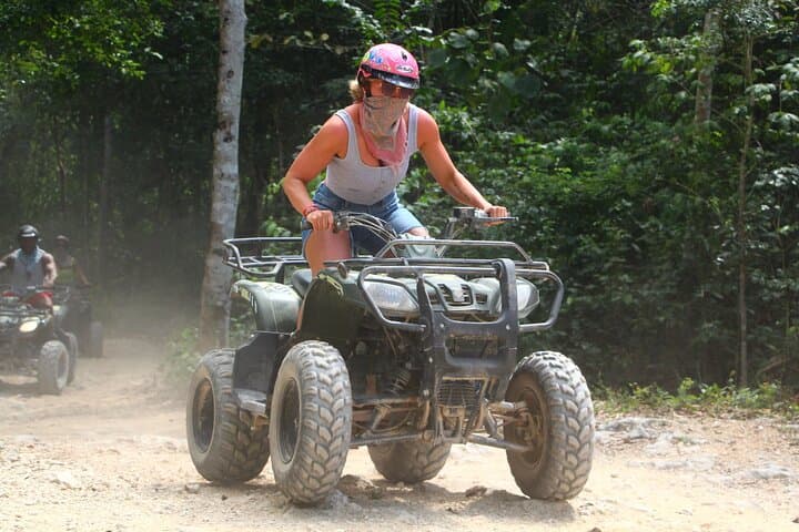 ATV and Zipline Adventure in Puerto Morelos: Cenotes, Tequila & Lunch photo 2