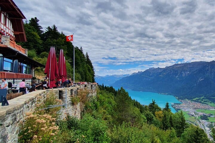 Ride the Harder Kulm Funicular: Interlaken's 360° Summit Views