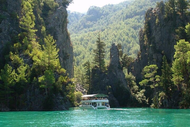 Green Canyon Boat Trip from Side: Turquoise Coves, Snorkeling & Sea Caves photo 1