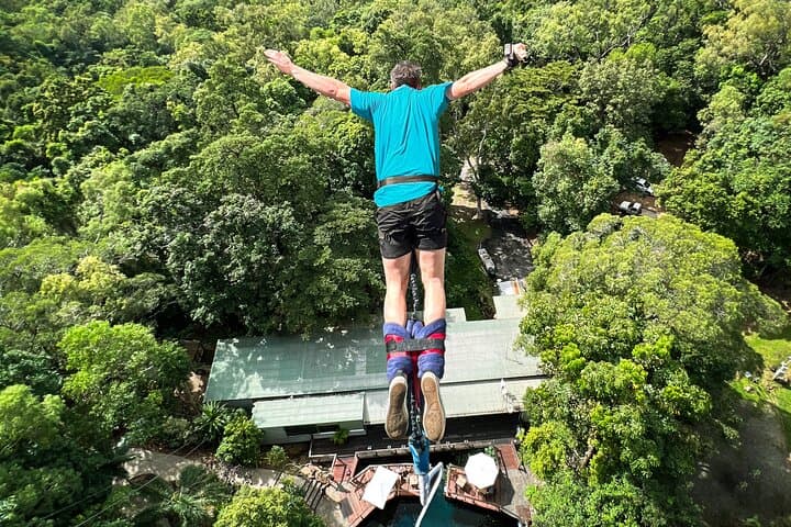 Bungy Jump at Skypark Cairns by AJ Hackett — 50m Leap Over World Heritage Rainforest