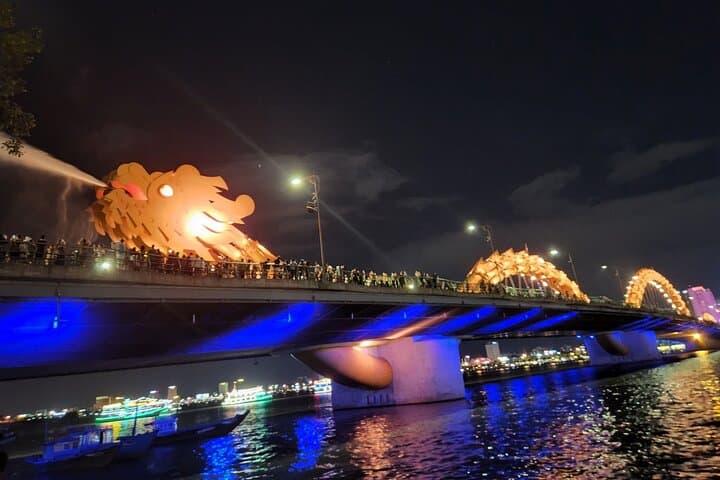 Da Nang Evening Tour: Marble Mountains, Lady Buddha & Weekend Dragon Fire Show photo 2