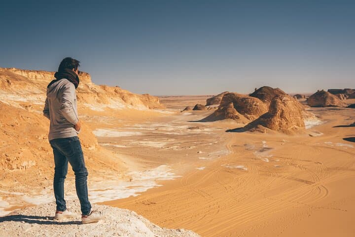 White Desert Overnight Camping: Sleep Among Sculpted Rocks in Egypt