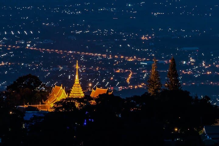 Chiang Mai Sunset Temples Tour: Wat Umong & Doi Suthep Evening Experience photo 3