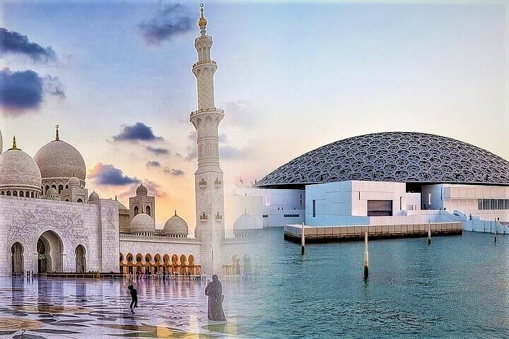 From Dubai: Sheikh Zayed Grand Mosque and Louvre Abu Dhabi — Half-Day Cultural Tour photo 1