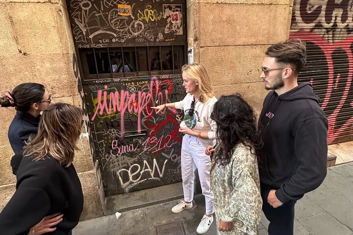 Insider Barcelona Street Art Tour: El Raval & Gothic Quarter Studio Visit photo 3