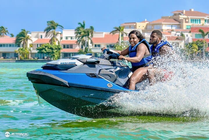 Waverunner Across Nichupte Lagoon: Mangrove Jet-Ski Adventure in Cancun photo 4