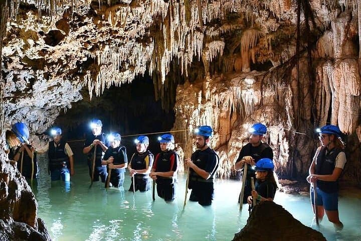 Secret River Jungle Adventure: Cenote Cave Bike, Hike & Underground River Swim in Riviera Maya photo 4