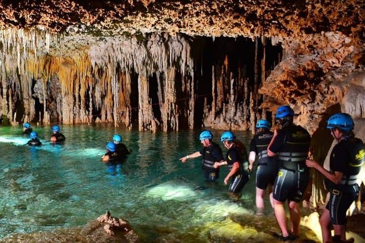 Secret River Jungle Adventure: Cenote Cave Bike, Hike & Underground River Swim in Riviera Maya photo 5