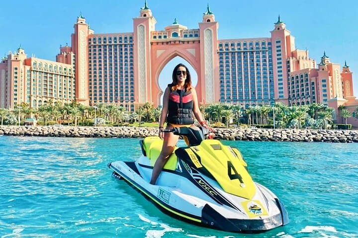 Jet Ski Near Burj Al Arab: Dubai Coastline Thrill with Pickup photo 3