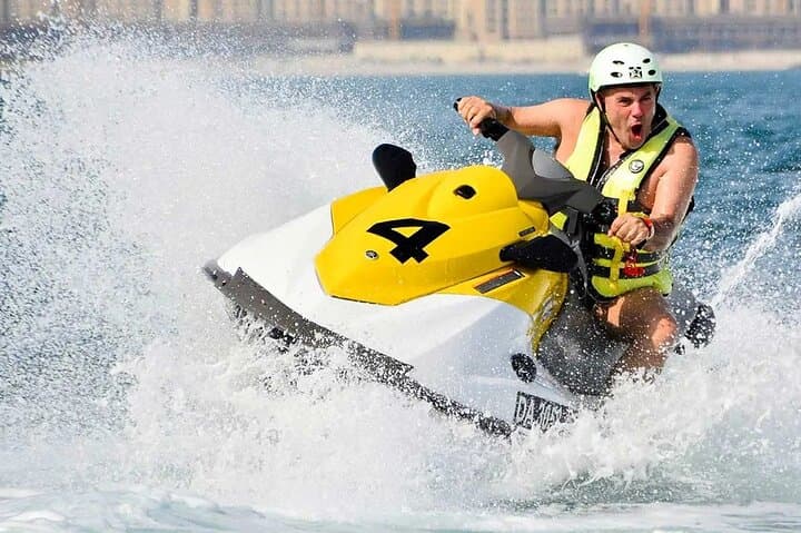 Jet Ski Near Burj Al Arab: Dubai Coastline Thrill with Pickup photo 2