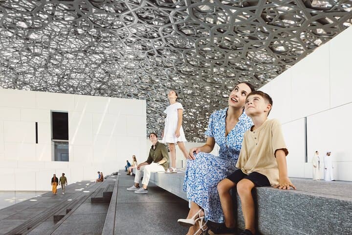 Abu Dhabi in a Day: Louvre Abu Dhabi & Sheikh Zayed Grand Mosque Private Tour