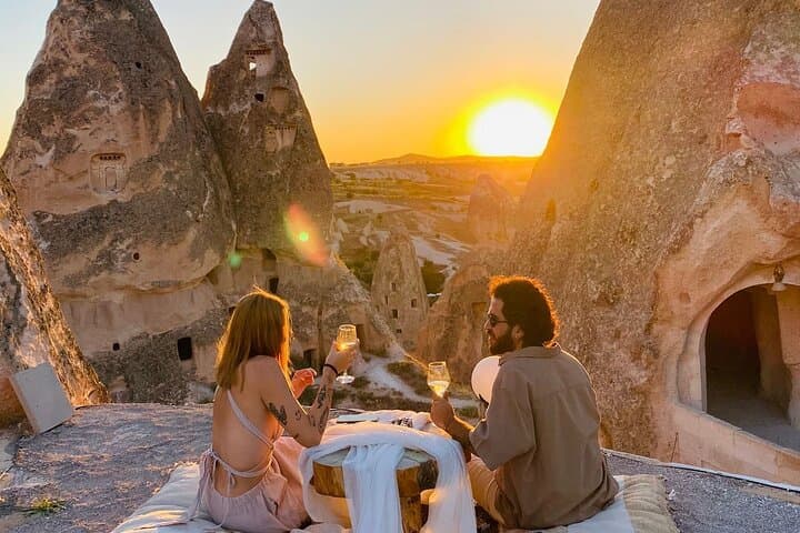 Cappadocia Sunset Dinner & Wine at Uçhisar Sunset Garden