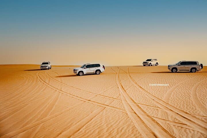 Evening Desert Safari Abu Dhabi: Dune Bashing, BBQ & Cultural Camp Experience photo 4