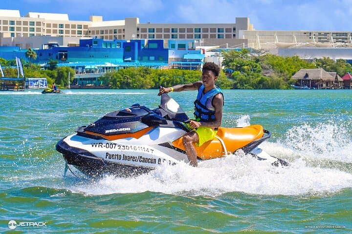 Drive a Waverunner in Nichupte Lagoon — Cancun Jet Ski Adventure