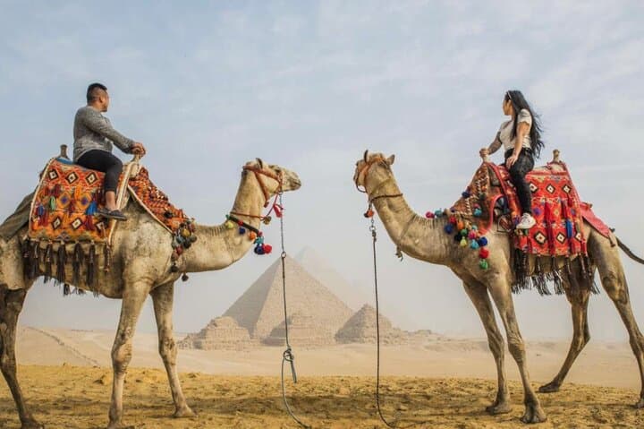 Giza Pyramids, Sphinx & Desert ATV: Private Camel Ride with Dinner Cruise photo 6