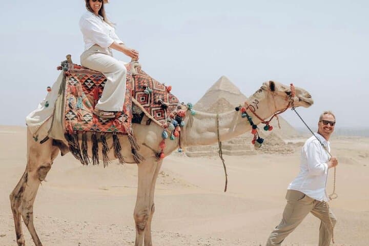 Giza Pyramids, Sphinx & Desert ATV: Private Camel Ride with Dinner Cruise photo 4