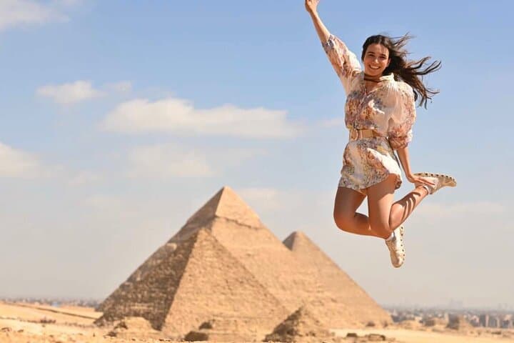 Giza Pyramids, Sphinx & Desert ATV: Private Camel Ride with Dinner Cruise photo 3