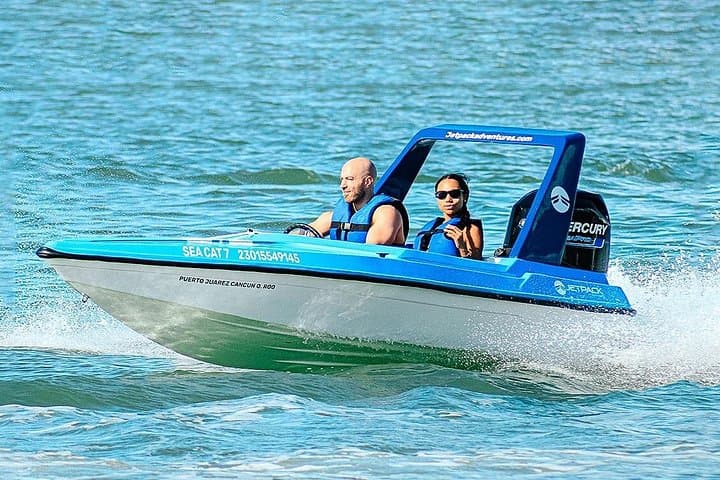 Drive a Speedboat Through Nichupté Lagoon and Snorkel Punta Nizuc Reef photo 6