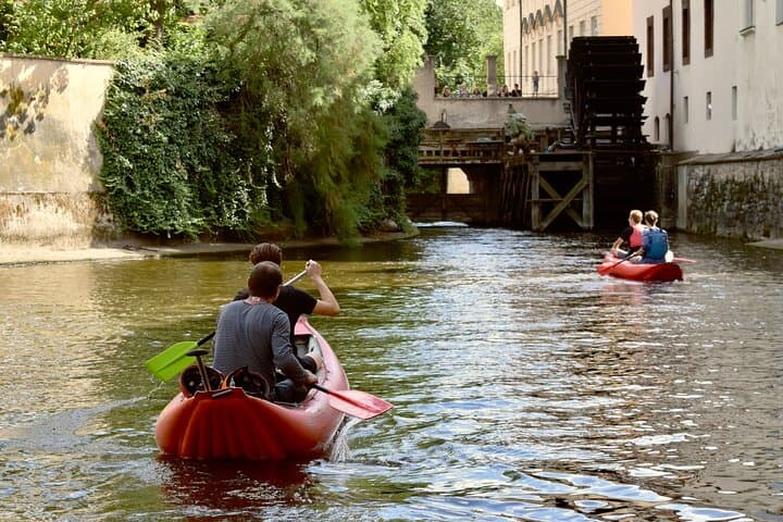 Canoe Prague's Vltava: Urban River Tour from Devil's Channel to Charles Bridge photo 3