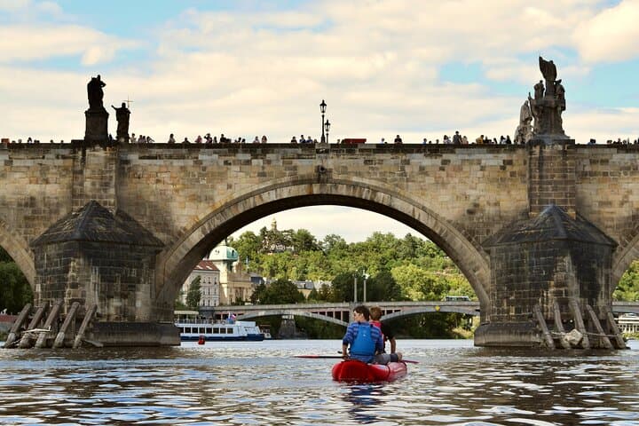 Canoe Prague's Vltava: Urban River Tour from Devil's Channel to Charles Bridge photo 6