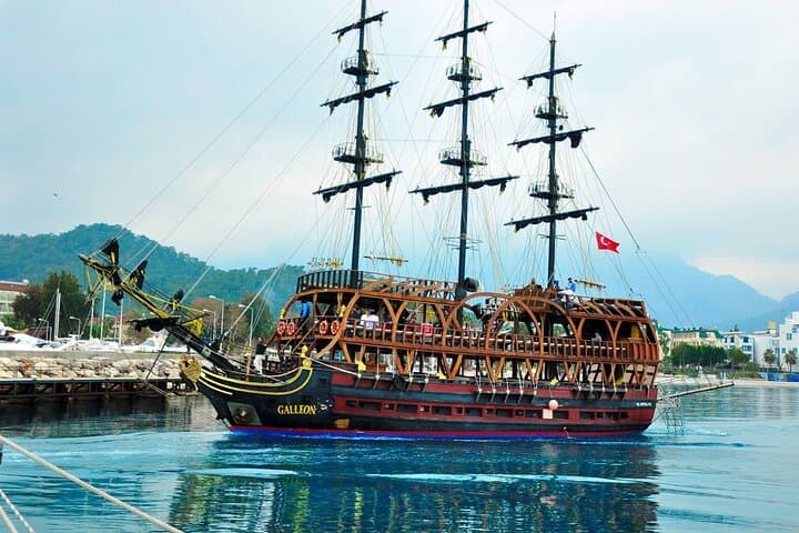 Antalya Pirate Boat Tour — Full-Day Kemer Cruise to Phaselis with Lunch & Foam Party