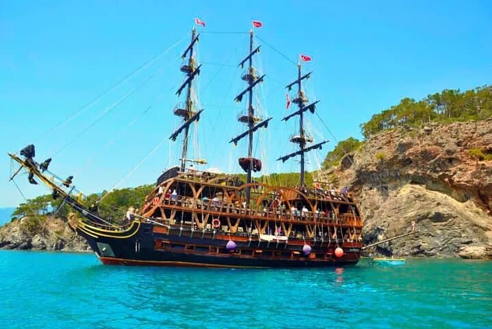Antalya Pirate Boat Tour — Full-Day Kemer Cruise to Phaselis with Lunch & Foam Party photo 3
